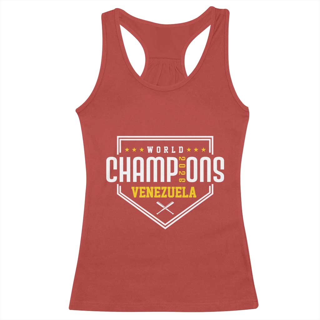 Venezuela 2026 Champions Racerback Tank Top Baseball Venezuelan Pride TS12 Red Print Your Wear