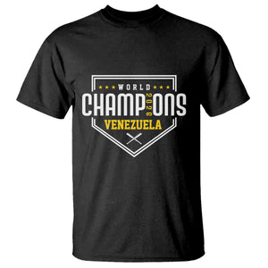 Venezuela 2026 Champions T Shirt Baseball Venezuelan Pride TS12 Black Print Your Wear