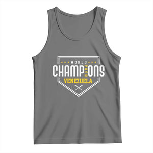 Venezuela 2026 Champions Tank Top Baseball Venezuelan Pride TS12 Black Heather Print Your Wear