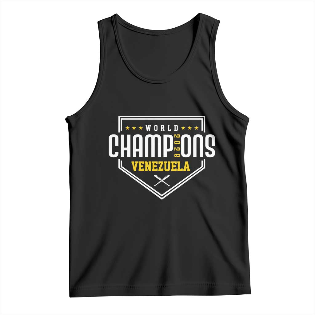 Venezuela 2026 Champions Tank Top Baseball Venezuelan Pride TS12 Black Print Your Wear