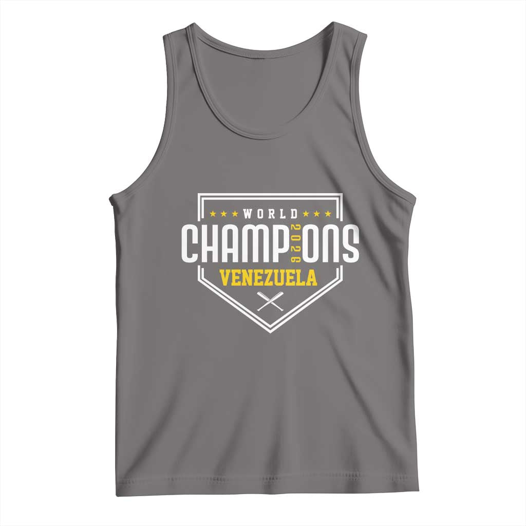 Venezuela 2026 Champions Tank Top Baseball Venezuelan Pride TS12 Deep Heather Print Your Wear