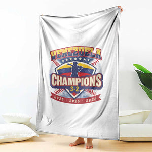 Venezuela 2026 Champions Throw Blanket Baseball Fan Pride TS12 Print Your Wear