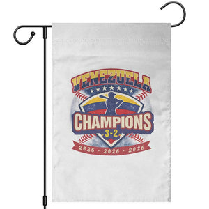 Venezuela 2026 Champions Garden Flag Baseball Fan Pride TS12 White Print Your Wear