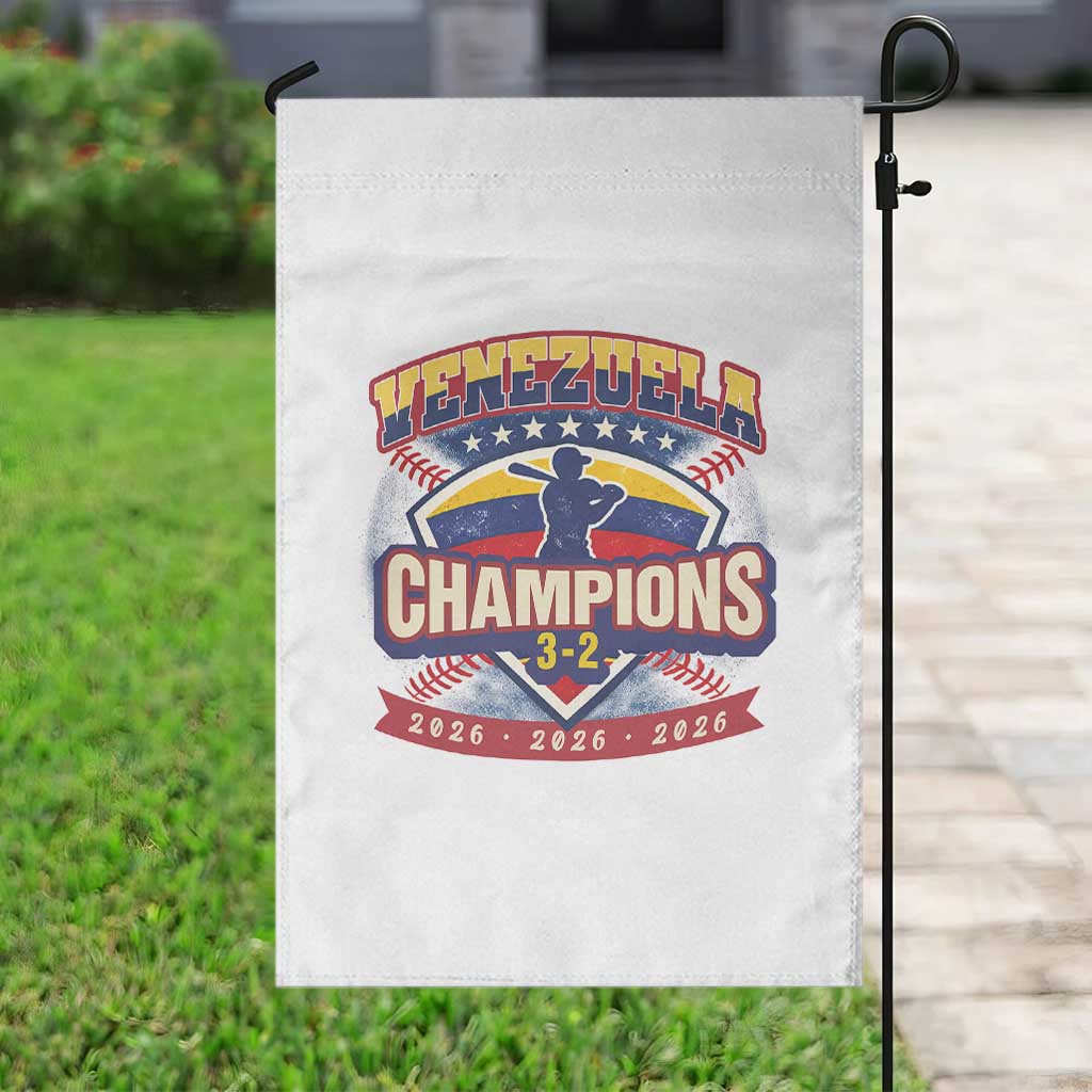 Venezuela 2026 Champions Garden Flag Baseball Fan Pride TS12 Print Your Wear