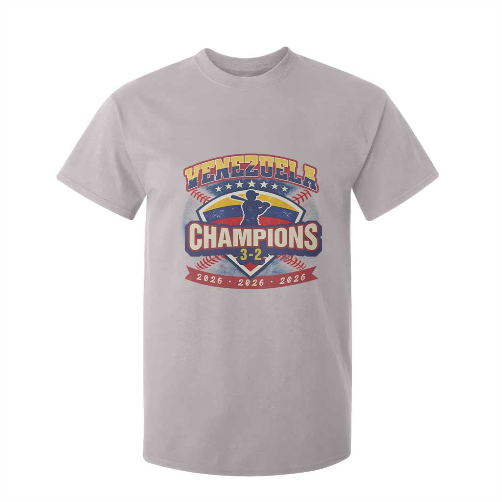 Venezuela 2026 Champions T Shirt For Kid Baseball Fan Pride TS12 Ice Gray Print Your Wear
