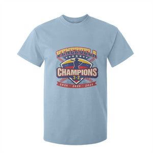 Venezuela 2026 Champions T Shirt For Kid Baseball Fan Pride TS12 Light Blue Print Your Wear
