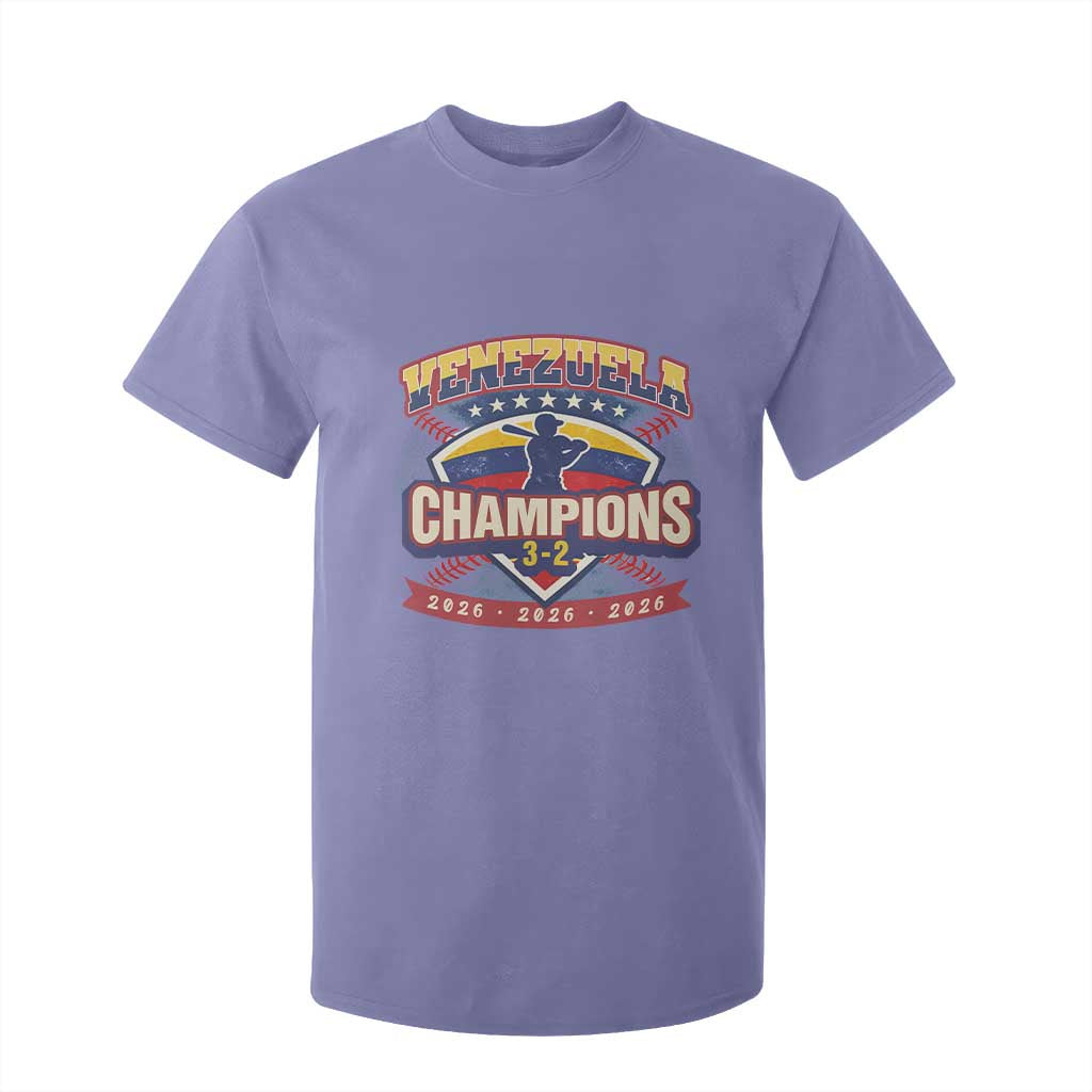 Venezuela 2026 Champions T Shirt For Kid Baseball Fan Pride TS12 Violet Print Your Wear