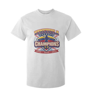 Venezuela 2026 Champions T Shirt For Kid Baseball Fan Pride TS12 White Print Your Wear