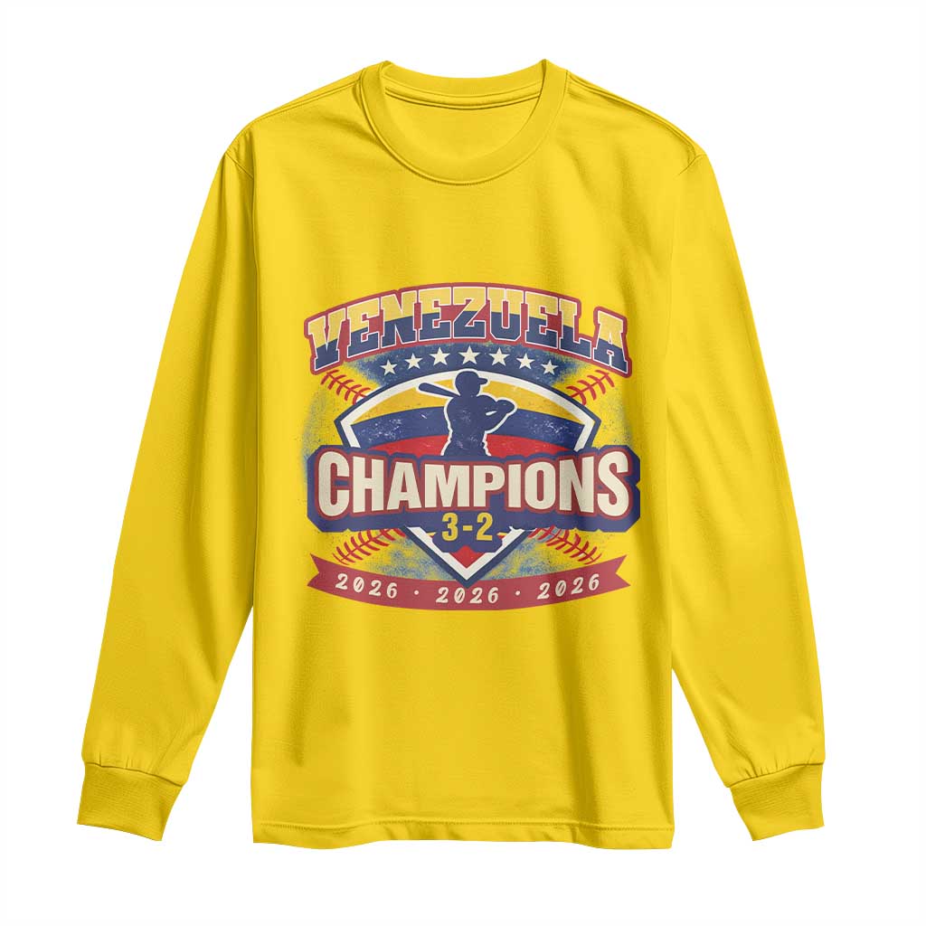 Venezuela 2026 Champions Long Sleeve Shirt Baseball Fan Pride TS12 Daisy Print Your Wear