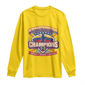 Venezuela 2026 Champions Long Sleeve Shirt Baseball Fan Pride TS12 Daisy Print Your Wear
