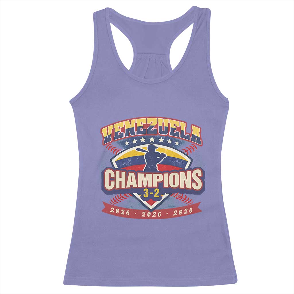 Venezuela 2026 Champions Racerback Tank Top Baseball Fan Pride TS12 Violet Print Your Wear