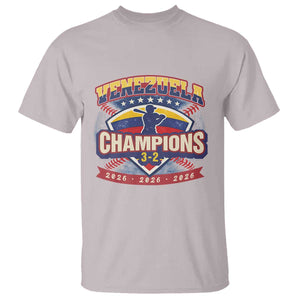 Venezuela 2026 Champions T Shirt Baseball Fan Pride TS12 Ice Gray Print Your Wear