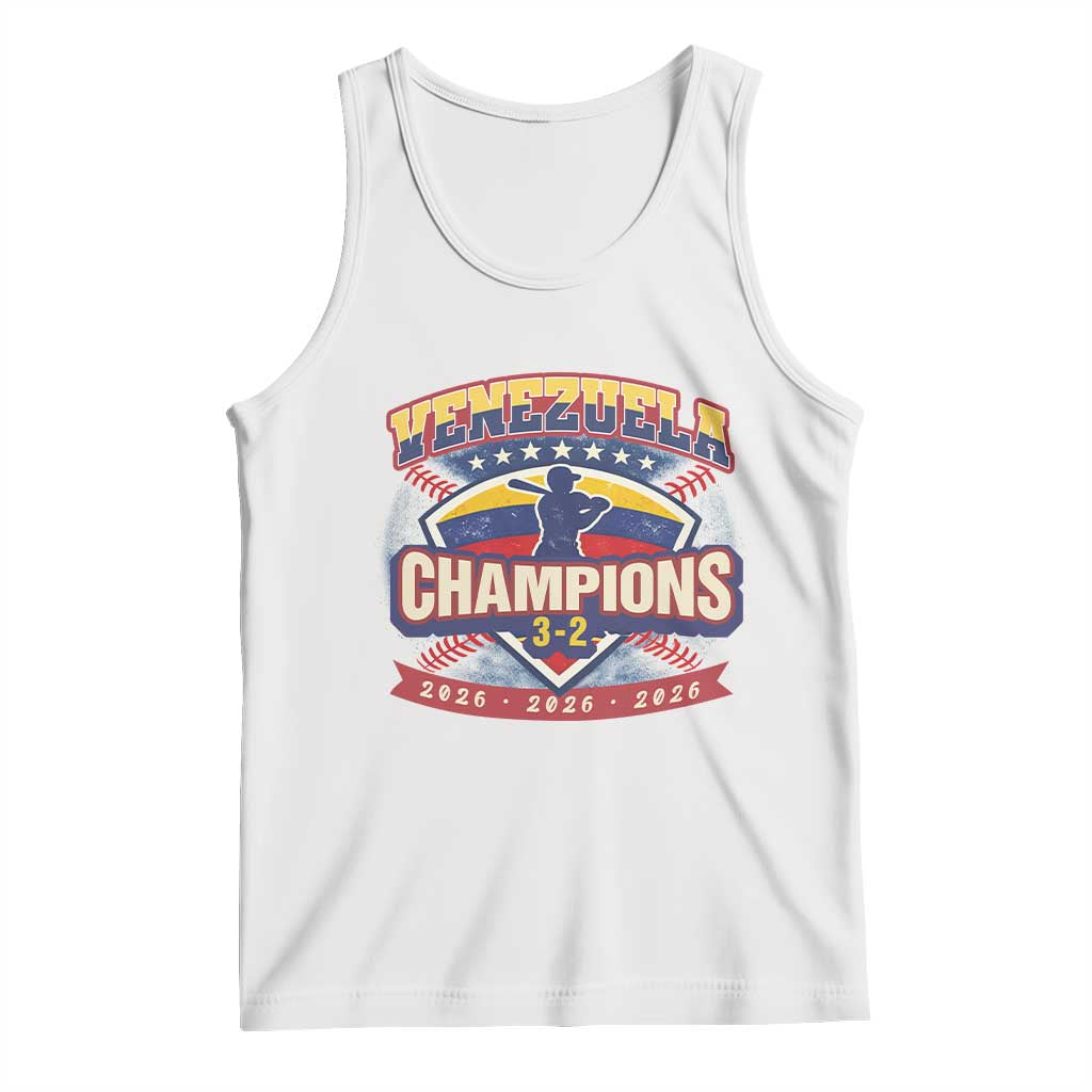 Venezuela 2026 Champions Tank Top Baseball Fan Pride TS12 White Print Your Wear