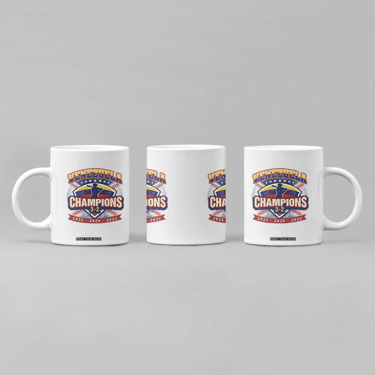 Venezuela 2026 Champions Coffee Mug - Baseball Fan Pride TS12 Print Your Wear