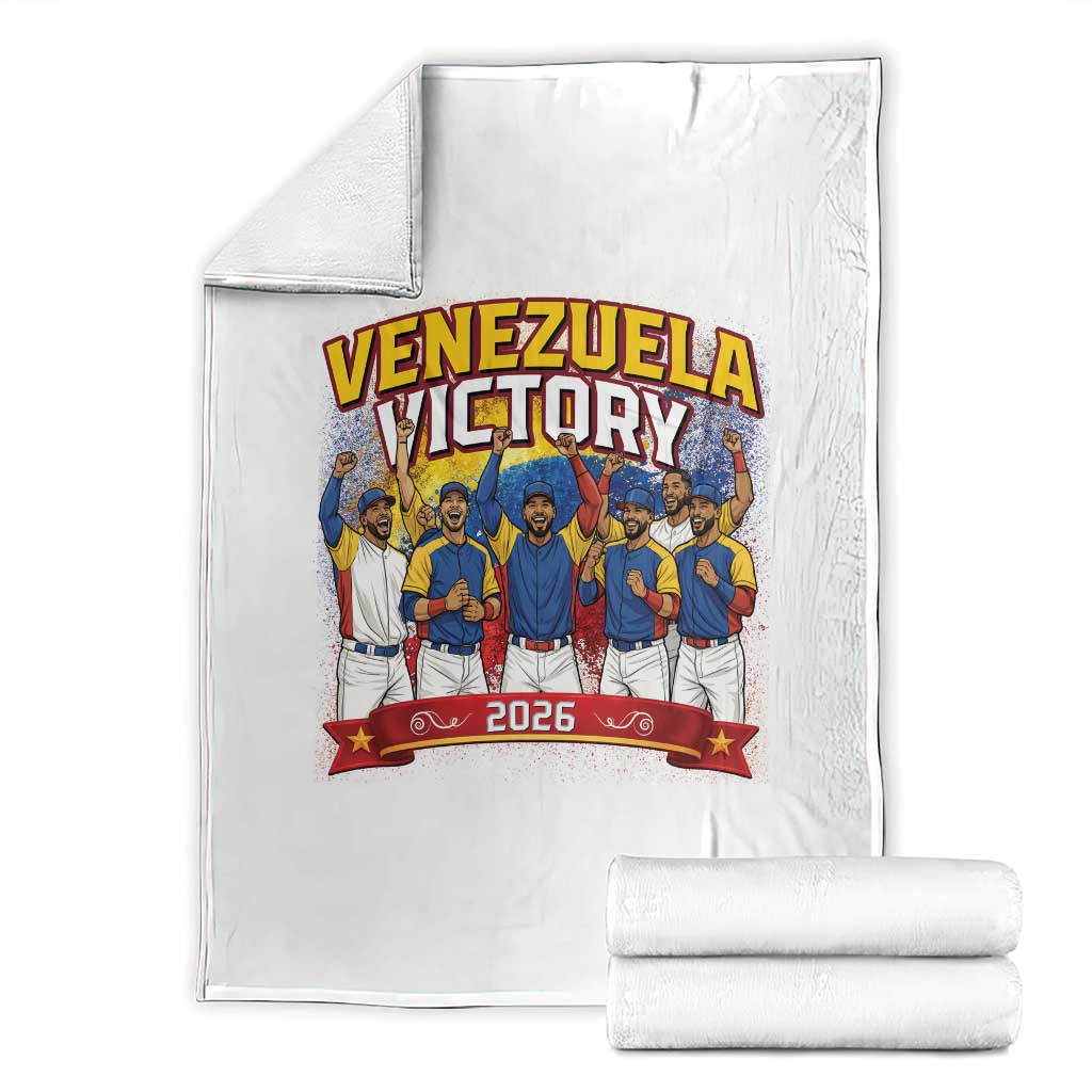 Venezuela Baseball Victory Throw Blanket Venezuelan Pride Gift TS12 Black Print Your Wear