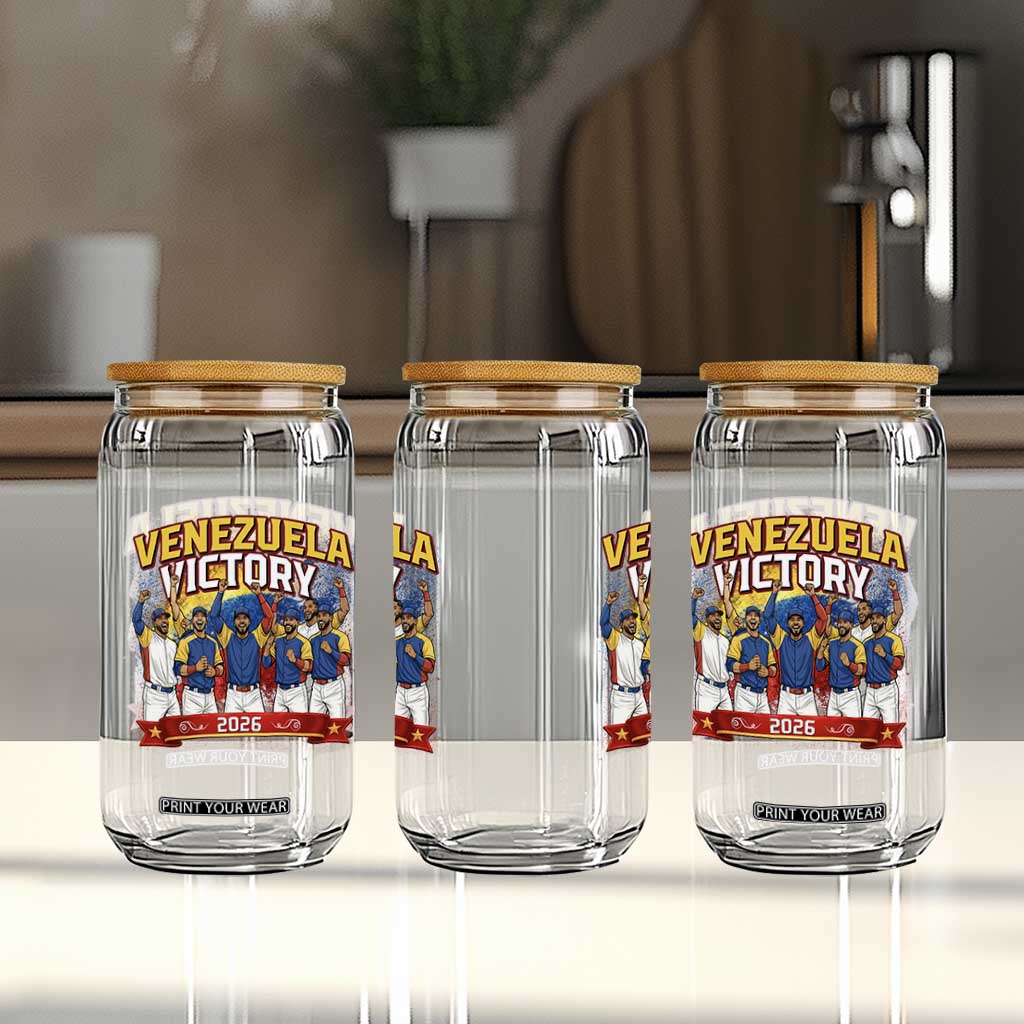 Venezuela Baseball Victory Glass Can Venezuelan Pride Gift TS12 Print Your Wear