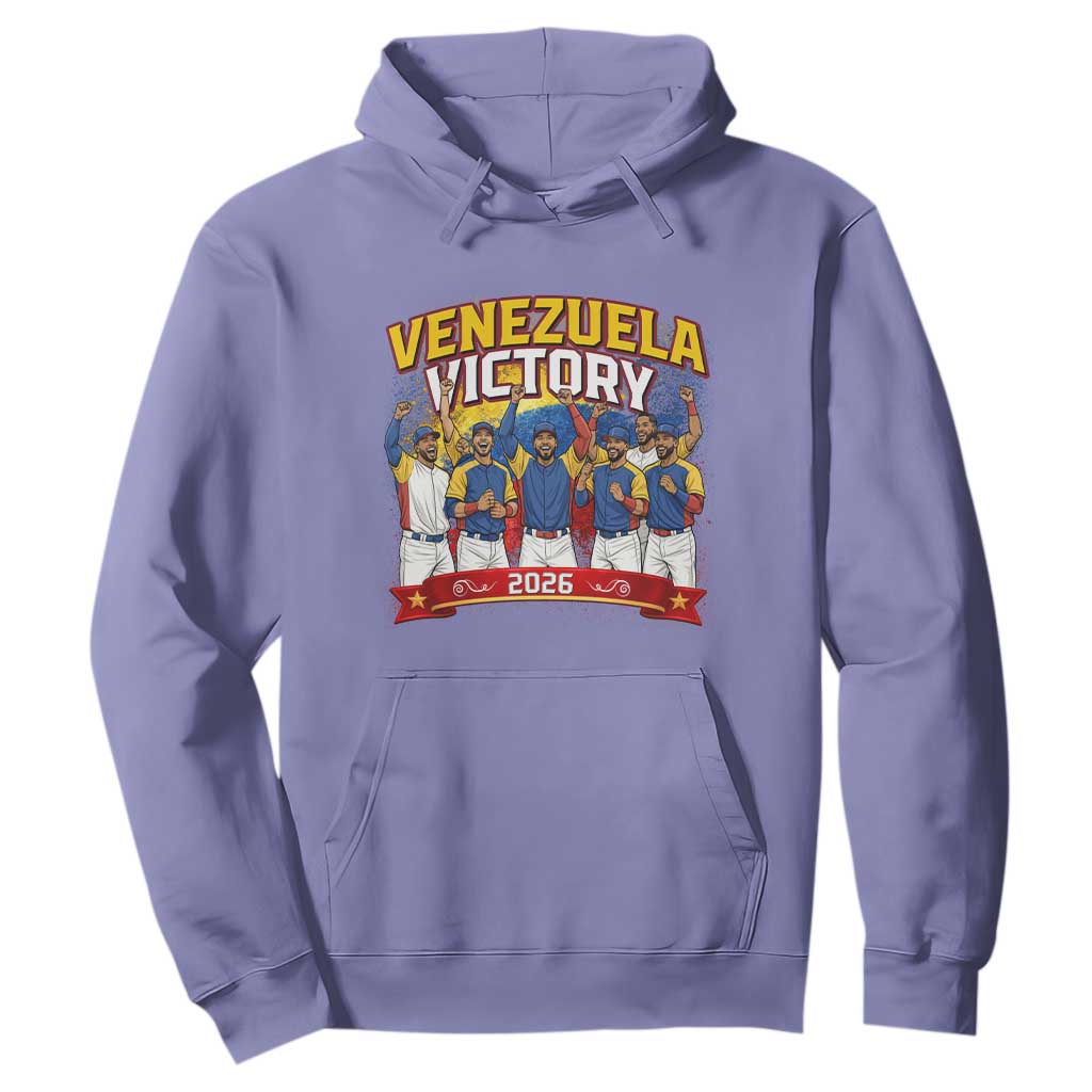 Venezuela Baseball Victory Hoodie Venezuelan Pride Gift TS12 Violet Print Your Wear