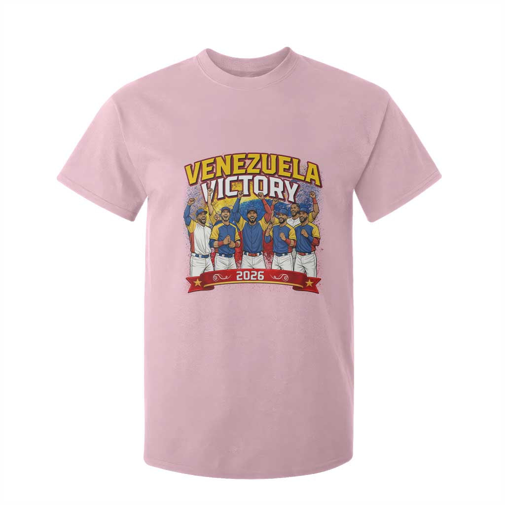 Venezuela Baseball Victory T Shirt For Kid Venezuelan Pride Gift TS12 Light Pink Print Your Wear