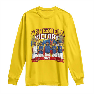 Venezuela Baseball Victory Long Sleeve Shirt Venezuelan Pride Gift TS12 Daisy Print Your Wear