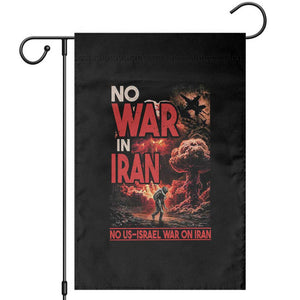 No US Israel War On Iran Garden Flag Peace Not War TS12 Black Print Your Wear