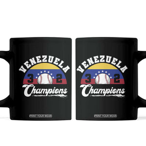 Venezuela 2026 Champions Coffee Mug Vintage 7 Stars Flag Baseball Pride TS12 Black Print Your Wear