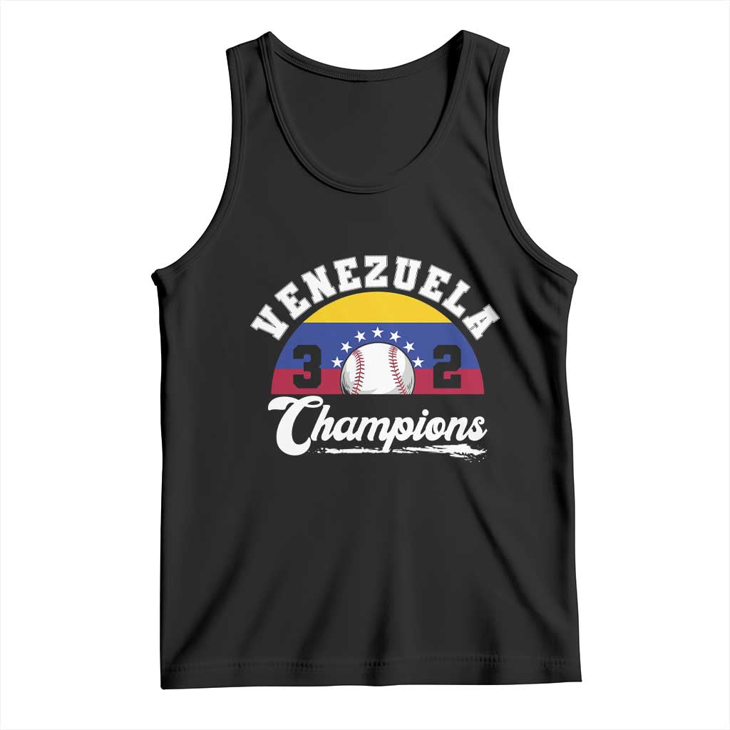 Venezuela 2026 Champions Tank Top Vintage 7 Stars Flag Baseball Pride TS12 Black Print Your Wear