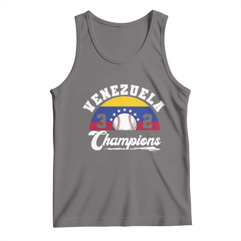 Venezuela 2026 Champions Tank Top Vintage 7 Stars Flag Baseball Pride TS12 Deep Heather Print Your Wear