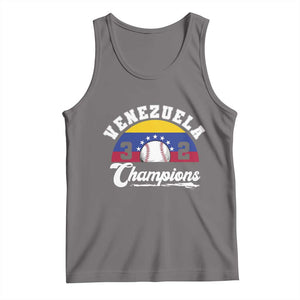 Venezuela 2026 Champions Tank Top Vintage 7 Stars Flag Baseball Pride TS12 Deep Heather Print Your Wear