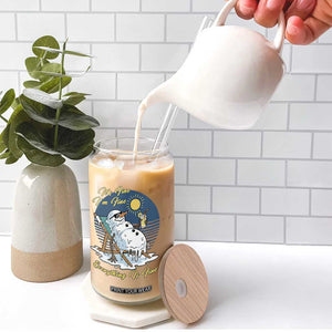 Melting Snowman Christmas In July Glass Can It Is Fine Everything Is Fine TS12 Print Your Wear