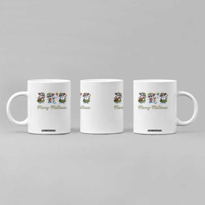 Funny Hawaiian Snowman Summer Graphic Coffee Mug Merry Meltmas TS12 Print Your Wear