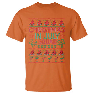 Christmas In July Squad T Shirt Tropical Beach Party Graphic TS12 Orange Print Your Wear