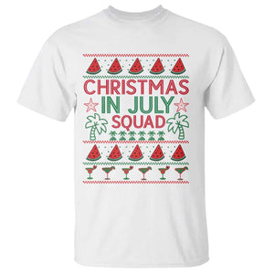 Christmas In July Squad T Shirt Tropical Beach Party Graphic TS12 White Print Your Wear