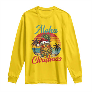 Aloha Tropical Pineapple Christmas Long Sleeve Shirt Vintage Beach Xmas Gift TS12 Daisy Print Your Wear