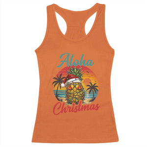 Aloha Tropical Pineapple Christmas Racerback Tank Top Vintage Beach Xmas Gift TS12 Orange Print Your Wear