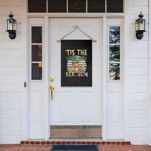 Tis The Sea Sun Garden Flag Dabbing Pineapple Summer Vacation Gift TS12 Print Your Wear