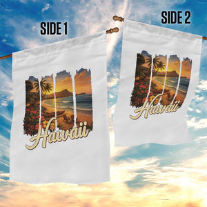 Vintage Hawaii Beach Travel Garden Flag Sunset Ocean Landscape TS12 Print Your Wear