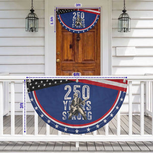 Vintage George Washington Playing Guitar Patriotic Fan Flag 250 Years Strong TS12 Print Your Wear