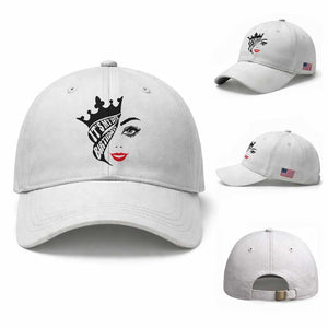 Its My 20th Birthday Baseball Cap Birthday Queen Crown Gift For Women TS12 Baseball Cap Universal Fit White Print Your Wear