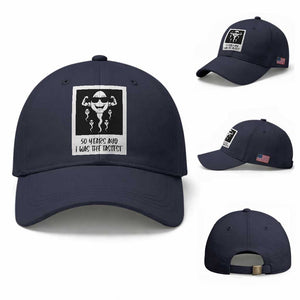 50 Years Ago I Was The Fastest Baseball Cap Funny 50th Birthday Gift TS12 Baseball Cap Universal Fit Navy Print Your Wear