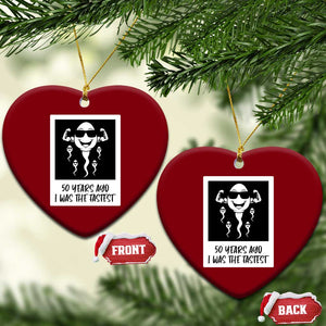 50 Years Ago I Was The Fastest Ceramic Ornament Funny 50th Birthday Gift TS12 Print Your Wear