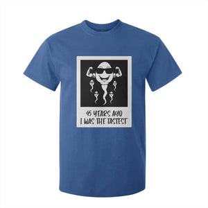 45 Years Ago I Was The Fastest T Shirt For Kid Funny 45th Birthday Gift TS12 Royal Blue Print Your Wear