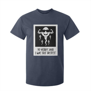 30 Years Ago I Was The Fastest T Shirt For Kid Funny 30th Birthday Gift Idea TS12 Navy Print Your Wear