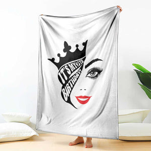 Its My 45th Birthday Throw Blanket Birthday Queen Crown Gift For Women TS12 Print Your Wear