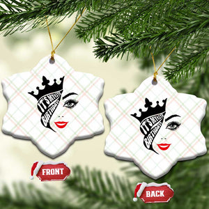 Its My 45th Birthday Ceramic Ornament Birthday Queen Crown Gift For Women TS12 Print Your Wear