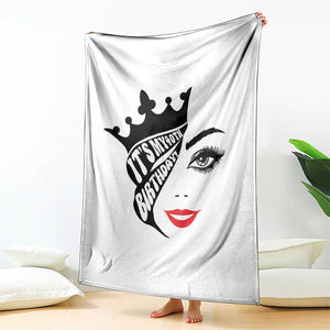 Its My 40th Birthday Throw Blanket Birthday Queen Crown Gift For Women TS12 Print Your Wear