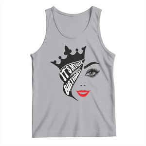 Its My 40th Birthday Tank Top Birthday Queen Crown Gift For Women TS12 Athletic Heather Print Your Wear