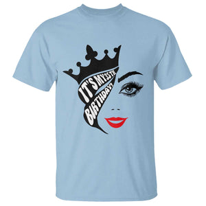 Its My 35th Birthday T Shirt Birthday Queen Crown Gift For Women TS12 Light Blue Print Your Wear