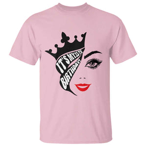 Its My 35th Birthday T Shirt Birthday Queen Crown Gift For Women TS12 Light Pink Print Your Wear