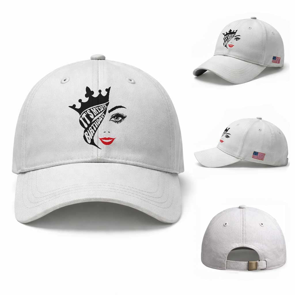 Its My 30th Birthday Baseball Cap Birthday Queen Crown Gift For Women TS12 Baseball Cap Universal Fit White Print Your Wear