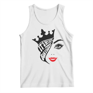 Its My 30th Birthday Tank Top Birthday Queen Crown Gift For Women TS12 White Print Your Wear